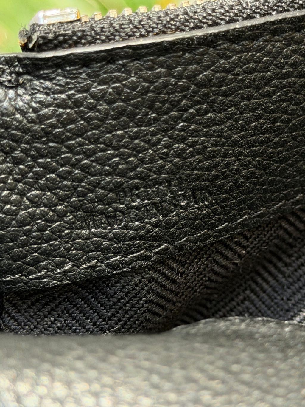 Loewe black leather shoulder bag