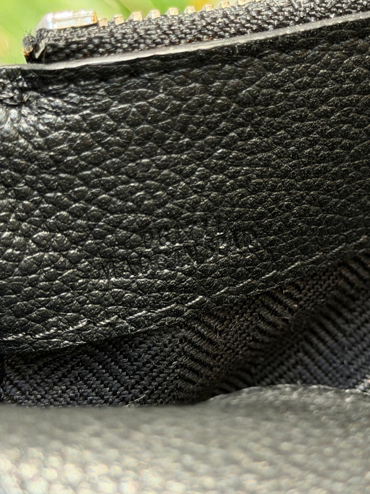 Loewe black leather shoulder bag