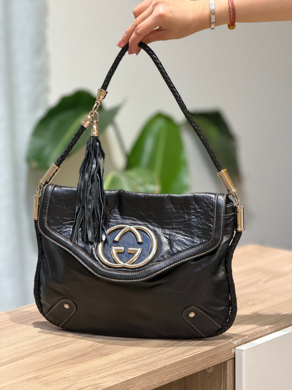 Gucci black Interlocking G