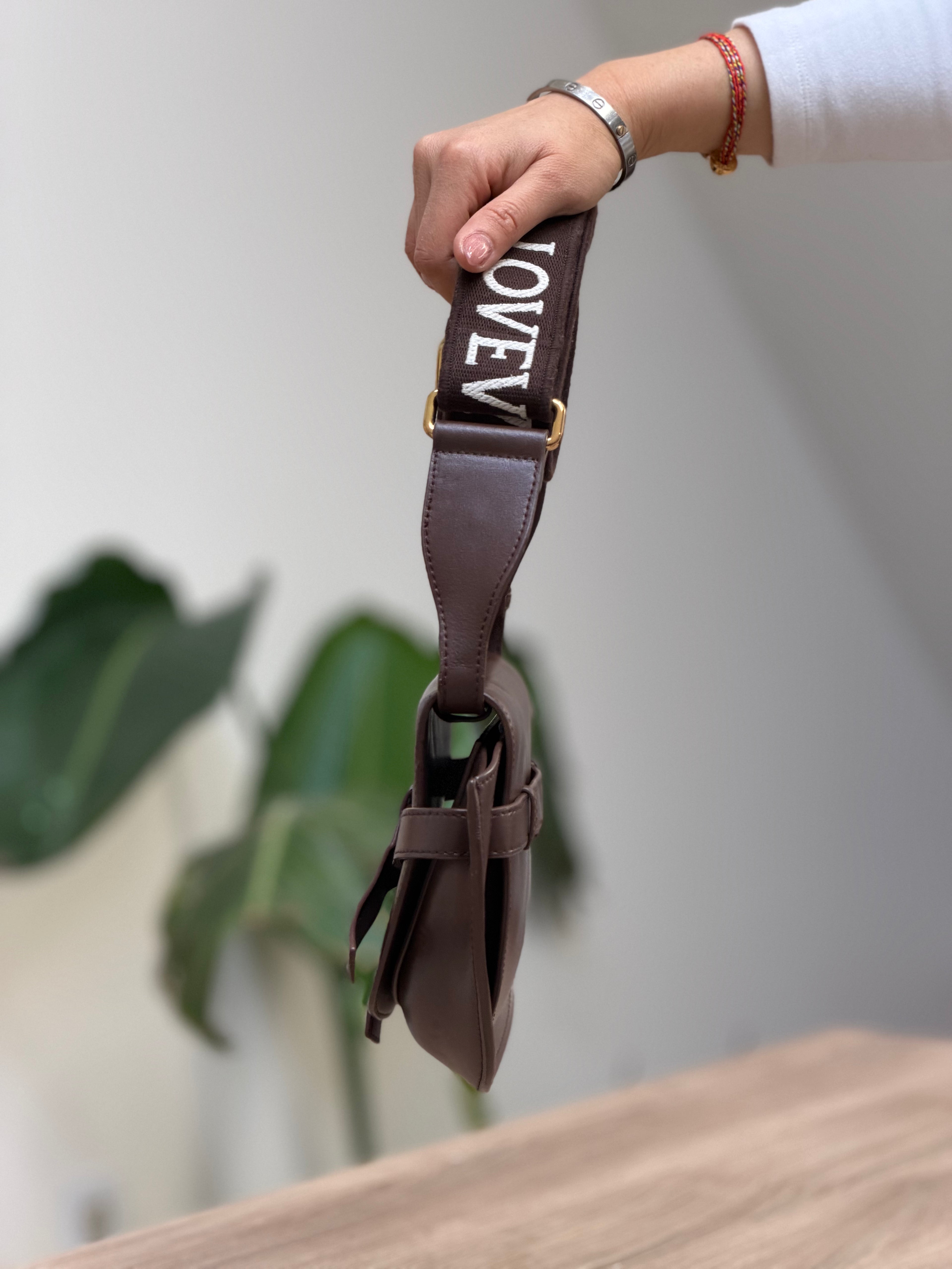Loewe Gate Dual Mini Bag – Dark Brown