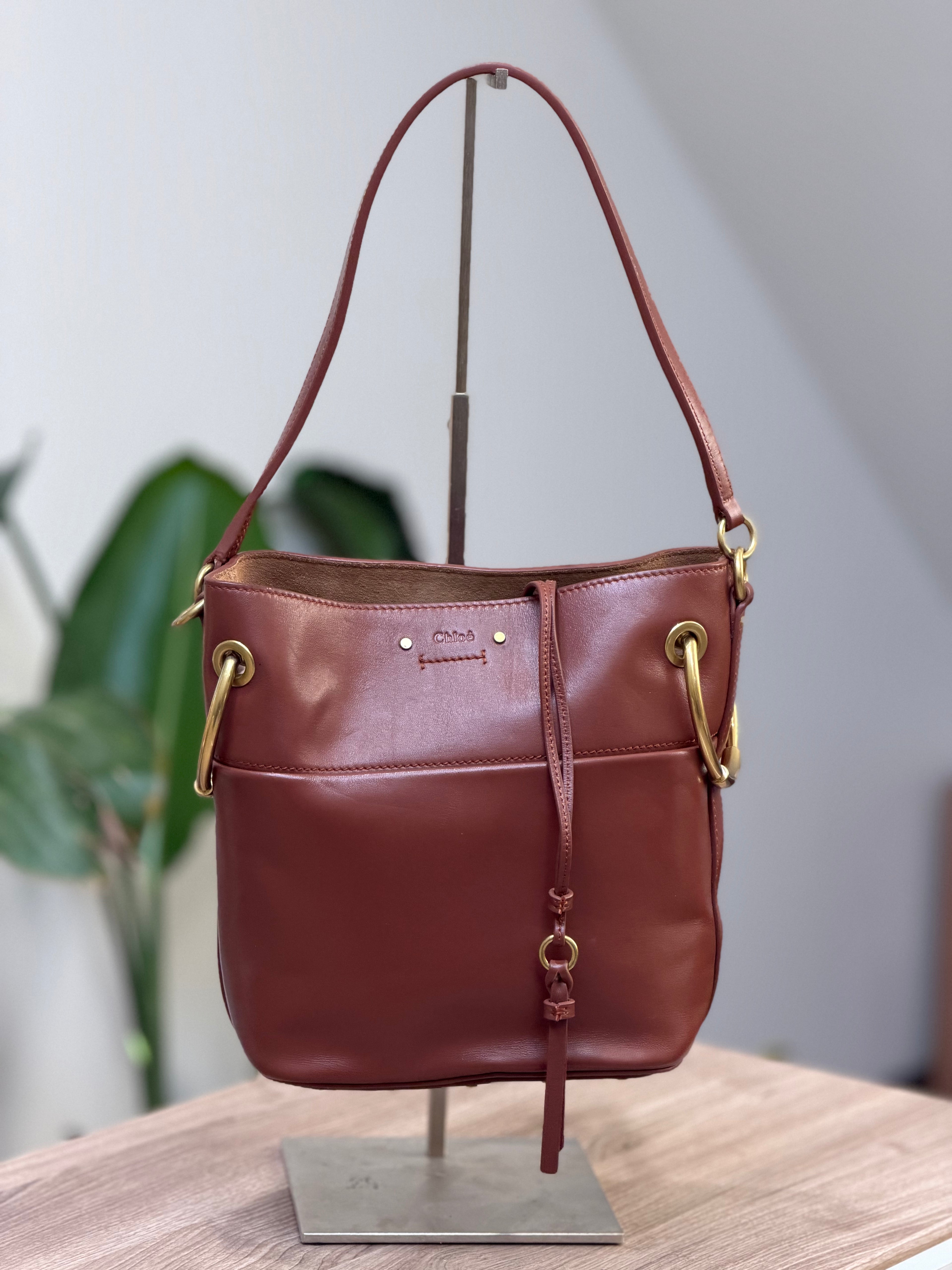 Chloé Brown Leather Shoulder Bag