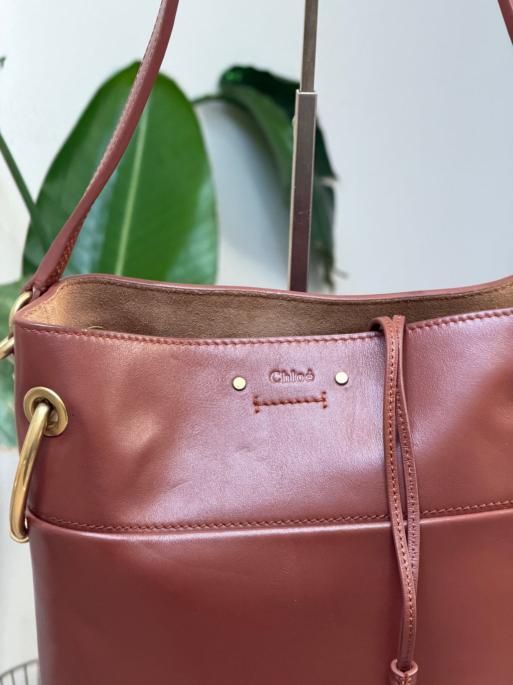 Chloé Brown Leather Shoulder Bag