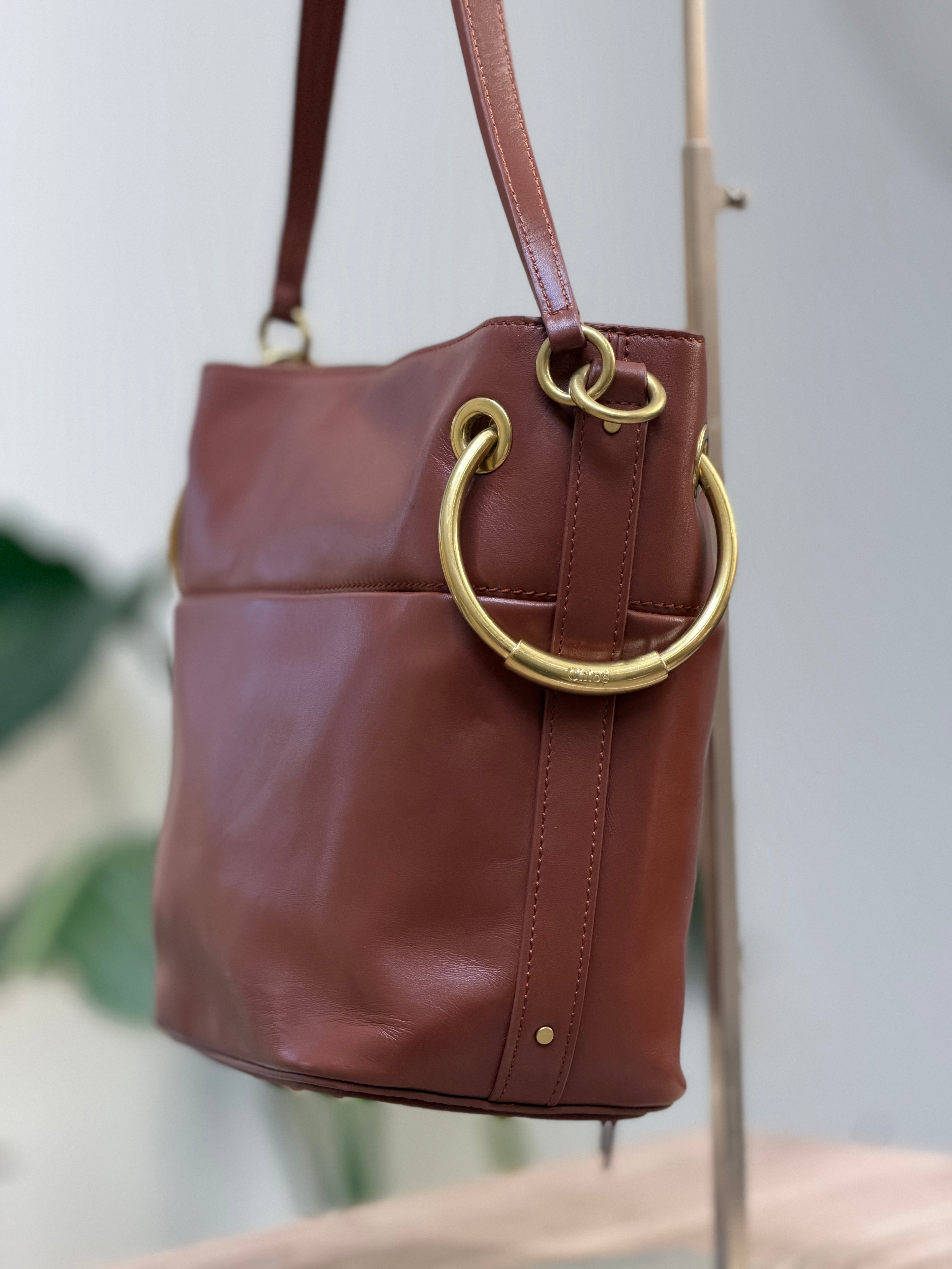 Chloé Brown Leather Shoulder Bag