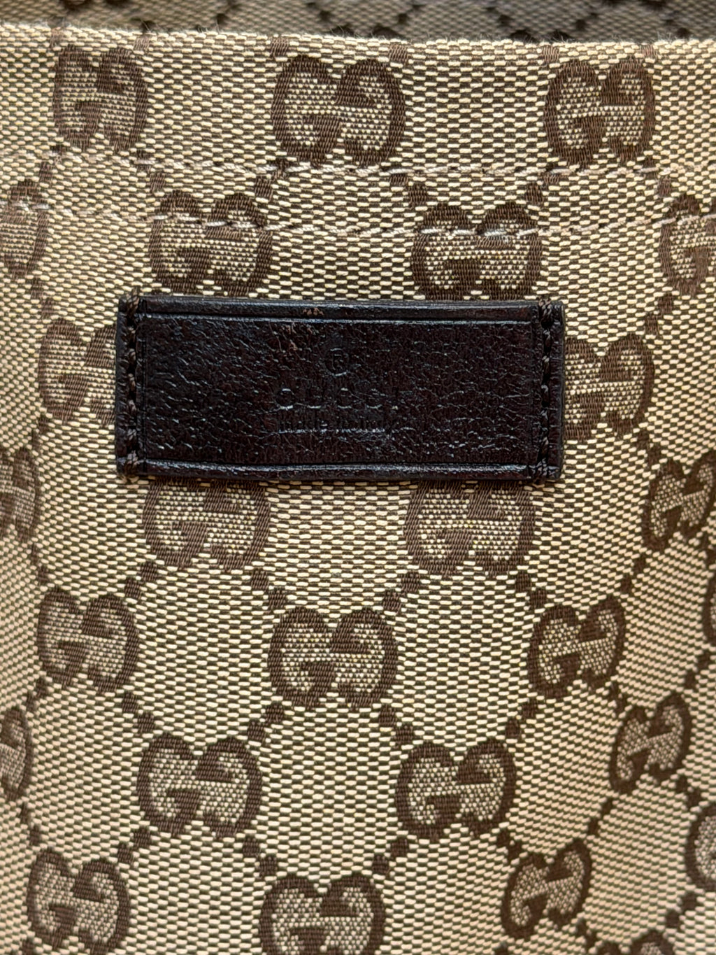Gucci GG Supreme Web Stripe Tote Bag