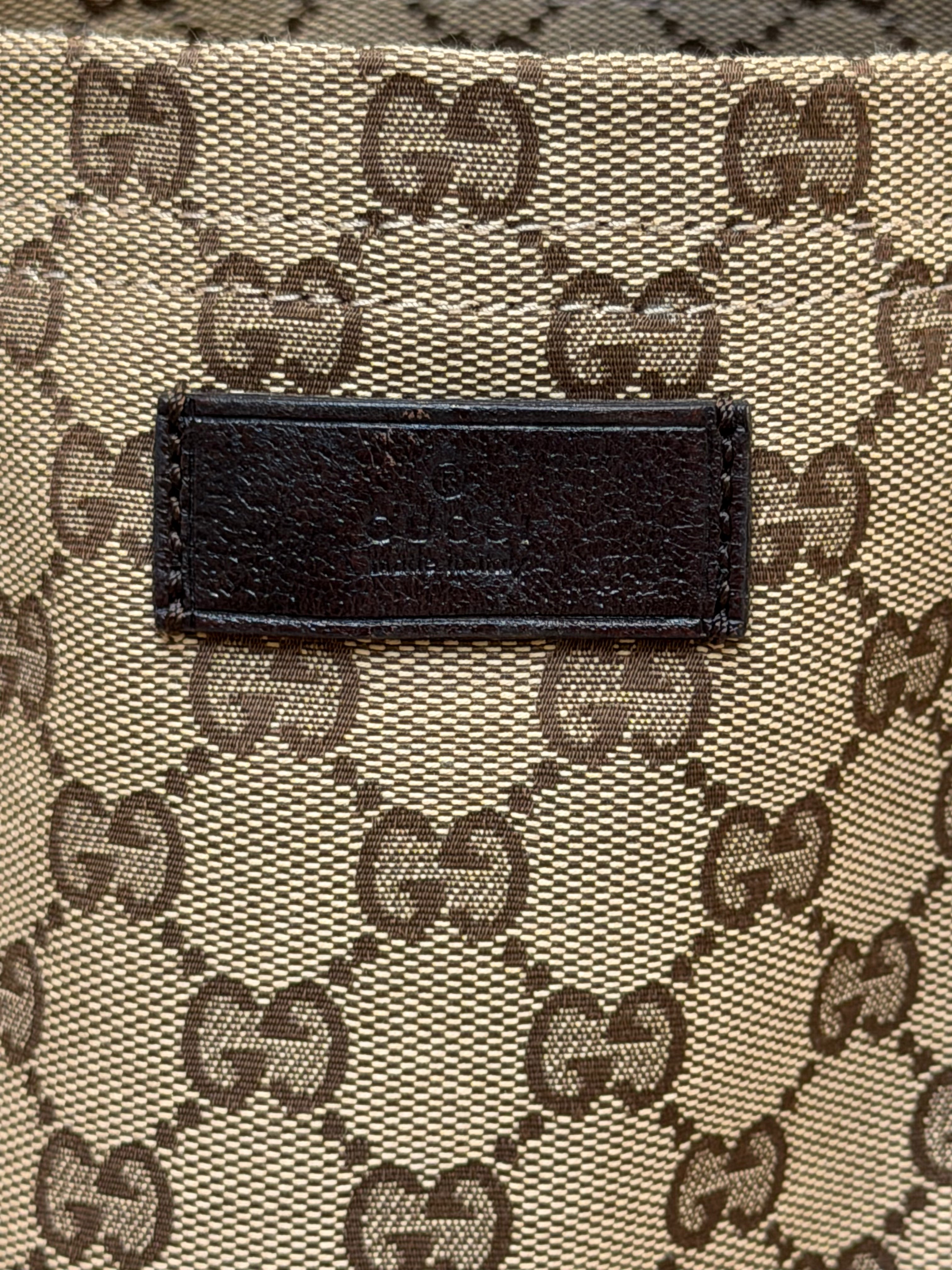 Gucci GG Supreme Web Stripe Tote Bag