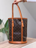 Louis Vuitton Monogram Bucket GM Shoulder Bag