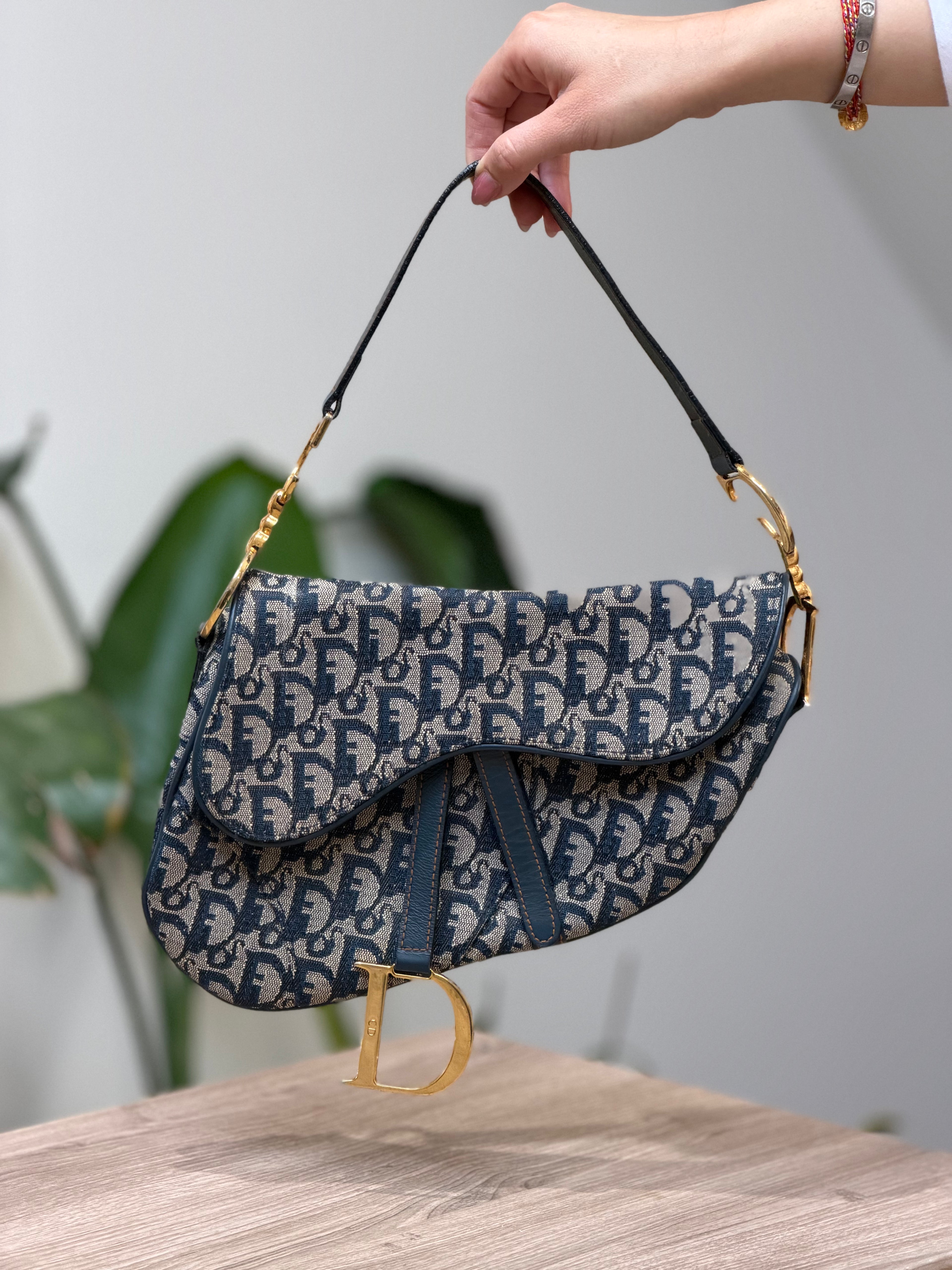 Dior Saddle Oblique Monogram Shoulder Bag