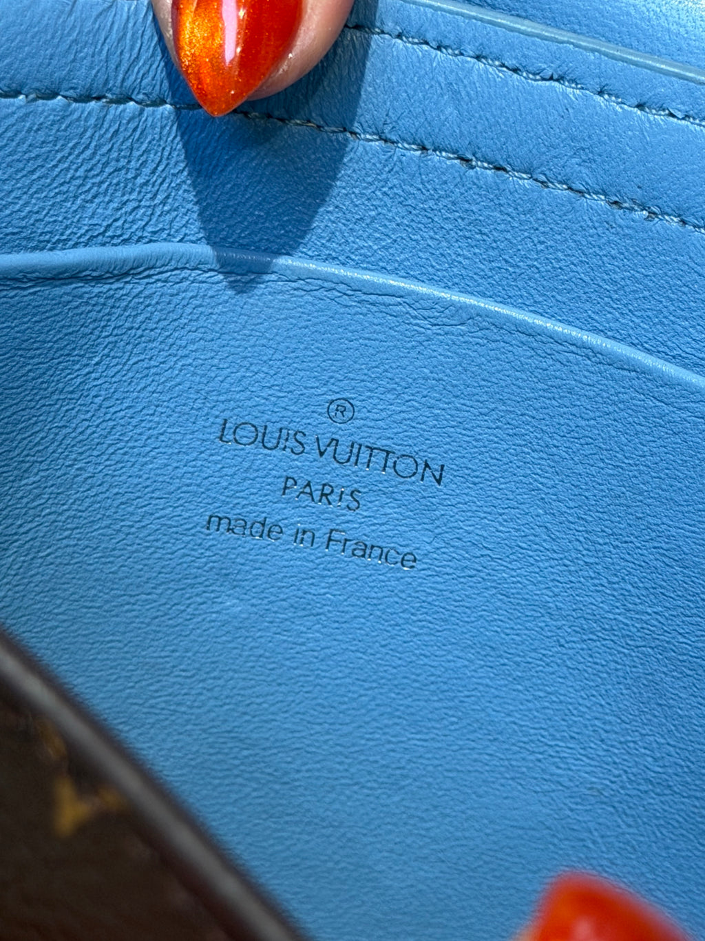 Louis Vuitton Limited Edition Monogram Shoulder Bag – Blue