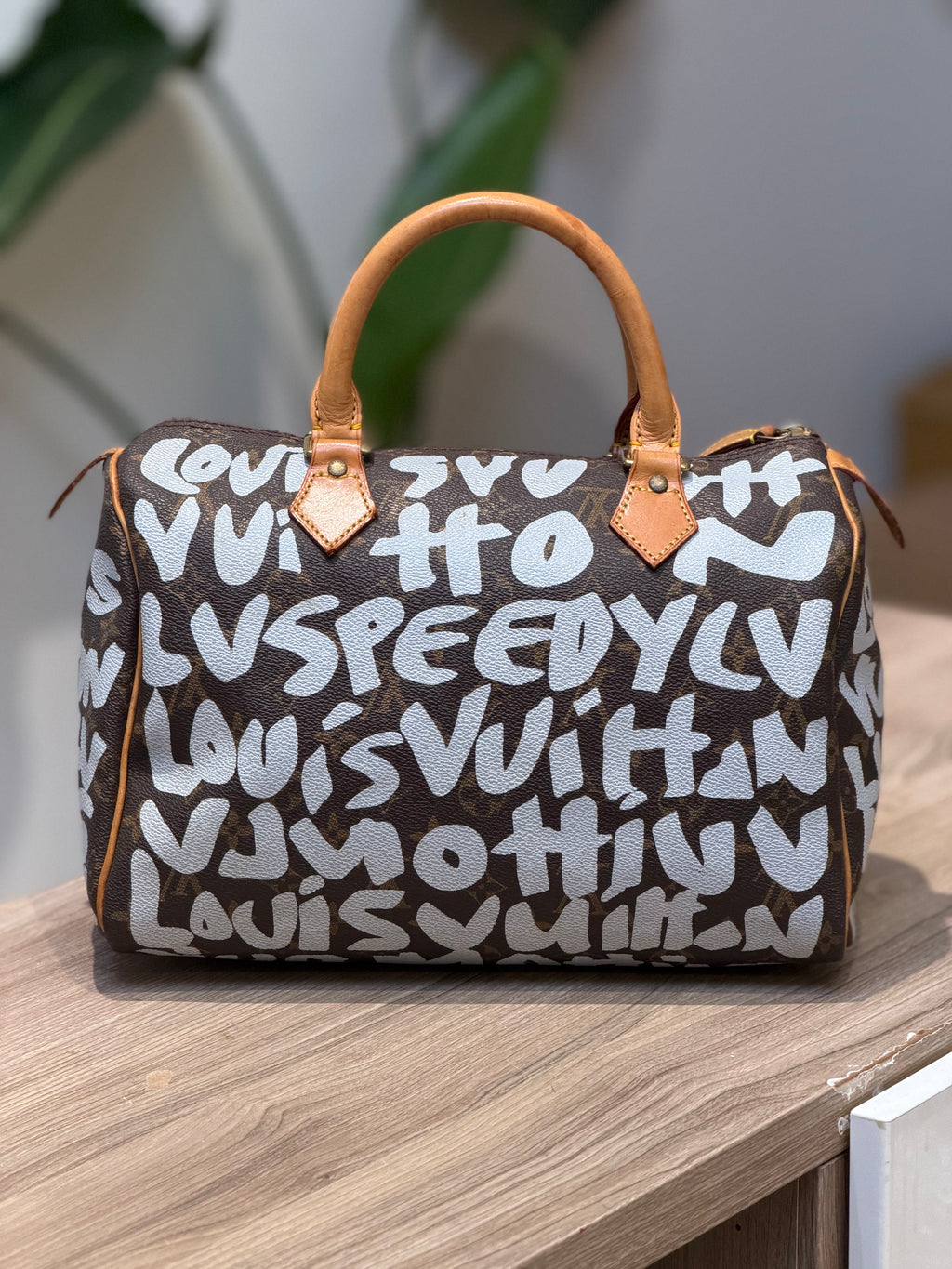 Louis Vuitton Monogram Graffiti Top Handle Bag
