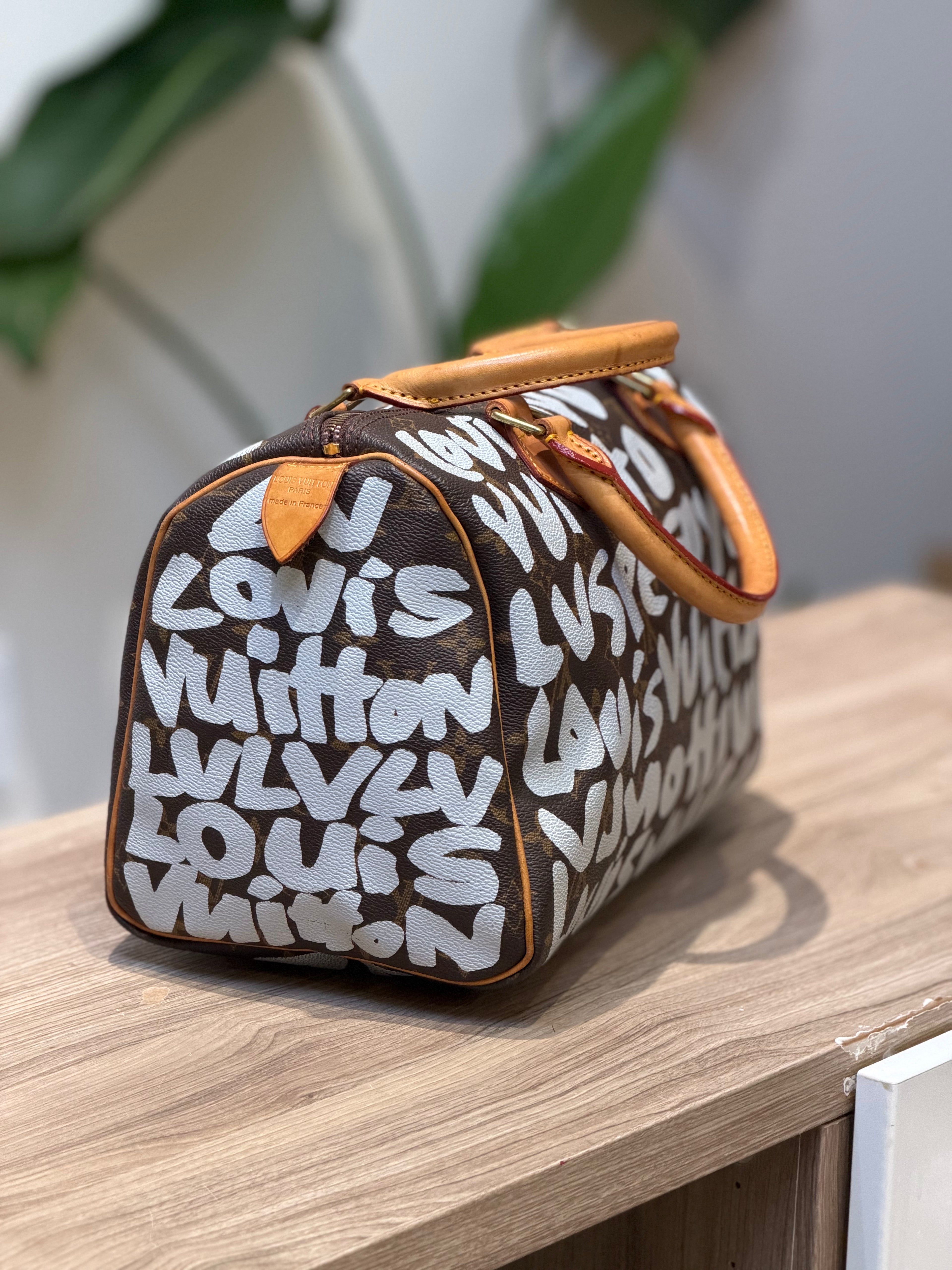 Louis Vuitton Monogram Graffiti Top Handle Bag